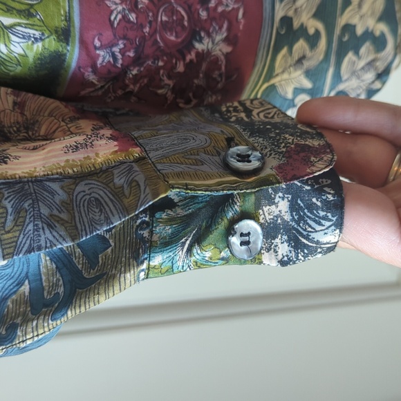 Vintage Silk Blouse - Picture 4 of 6